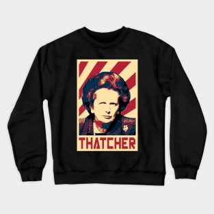 Margaret Thatcher Retro Propaganda Crewneck Sweatshirt